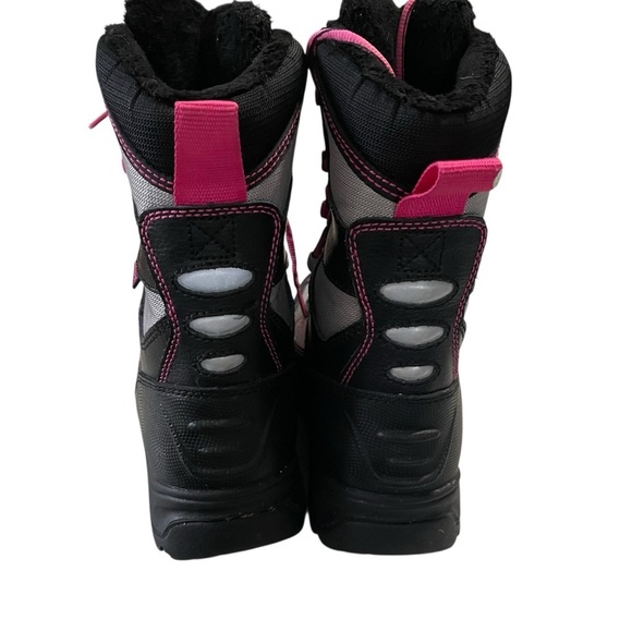 Castle Force women’s snowmobile/winter boot pink black size 6 EUC - Picture 4 of 11